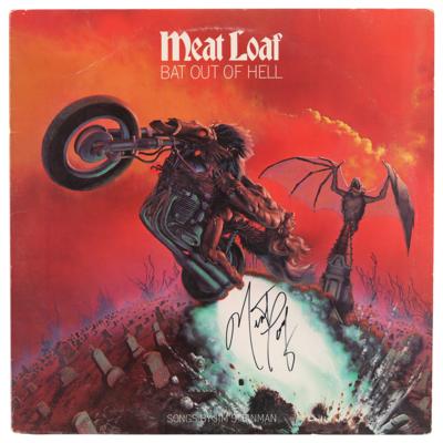 Lot #660 Meat Loaf Signed Album - Bat Out of Hell - Image 1