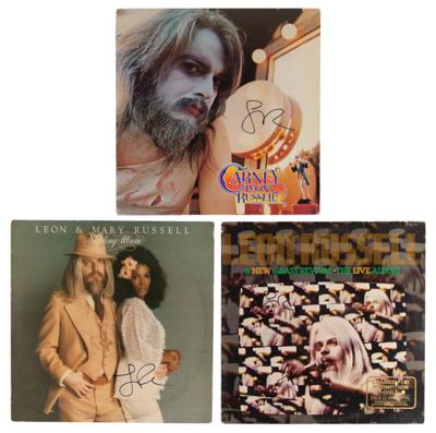 Lot #674 Leon Russell (3) Signed Albums - Wedding Album, Carney, and The Live Album - Image 1