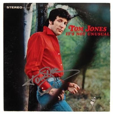 Lot #656 Tom Jones Signed Album - It's Not Unusual - Image 1