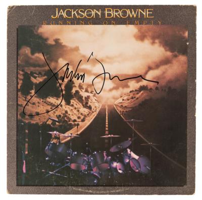 Lot #640 Jackson Browne Signed Album - Running on Empty - Image 1