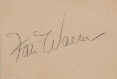 Lot #631 Fats Waller Signature - Image 1