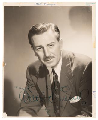 Lot #500 Walt Disney Signed Photograph