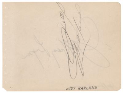 Lot #724 Judy Garland Signature - Image 1