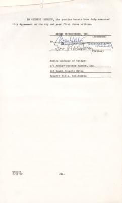 Lot #751 Star Trek: Gene Roddenberry Document Signed - Image 1