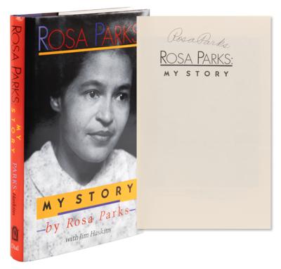 Lot #318 Rosa Parks Signed Book - Rosa Parks: My