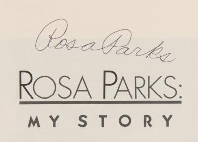 Lot #318 Rosa Parks Signed Book - Rosa Parks: My Story - Image 2