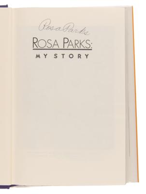 Lot #318 Rosa Parks Signed Book - Rosa Parks: My Story - Image 4