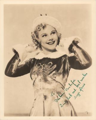 Lot #725 Sonja Henie Signed Photograph - Image 1