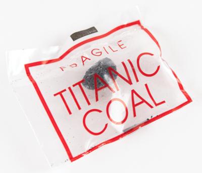 Lot #348 Titanic: Coal Piece Recovered from Wreck