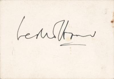 Lot #726 Leslie Howard Signature - Image 1