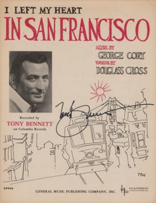 Lot #613 Tony Bennett Signed Sheet Music - Image 1