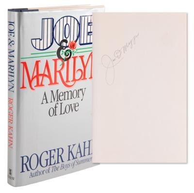 Lot #780 Joe DiMaggio Signed Book - Joe & Marilyn: