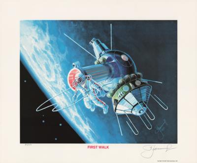 Lot #448 Alexei Leonov Signed Print - Image 1