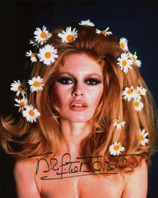 Lot #704 Brigitte Bardot Signed Photograph