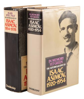 Lot #526 Isaac Asimov (2) Signed Books - The Autobiography of Isaac Asimov - Image 1