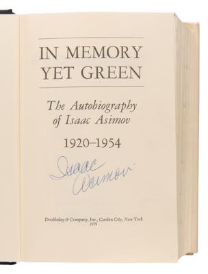 Lot #526 Isaac Asimov (2) Signed Books - The Autobiography of Isaac Asimov - Image 2