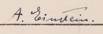 Lot #218 Albert Einstein Typed Letter Signed, Supporting an Emigrant Car Dealer from Breslau in World War II - Image 3