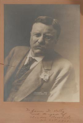 Lot #135 Theodore Roosevelt Signed Photograph as President - Image 1