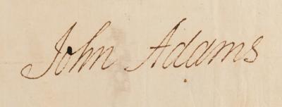 Lot #2 John Adams Document Signed as President - Image 3