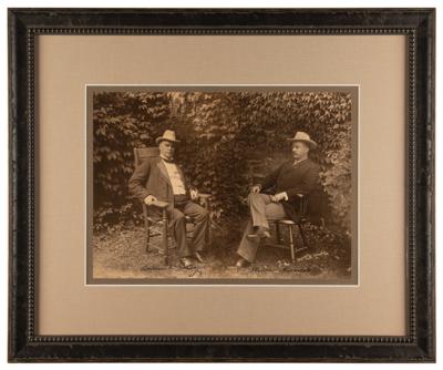 Lot #29 Theodore Roosevelt and William McKinley Rare Signed '1900 Campaign' Oversized Photograph - Image 2