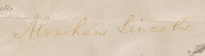 Lot #19 Abraham Lincoln Document Signed as President, Appointing the Surgeon General of the United States Army - Image 3