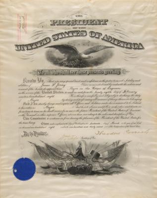 Lot #138 Theodore Roosevelt and William H. Taft Document Signed as President and Secretary of War - Image 1