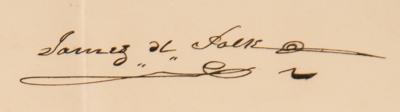 Lot #15 James K. Polk and James Buchanan Document Signed as President and Secretary of State - Image 4