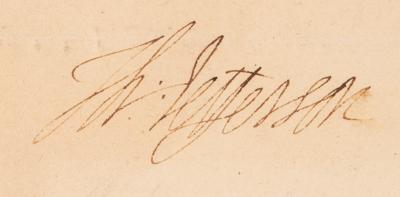 Lot #7 Thomas Jefferson Autograph Document Signed as President - Image 3