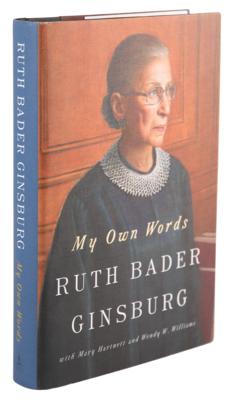 Lot #275 Ruth Bader Ginsburg Signed Book - My Own Words - Image 3