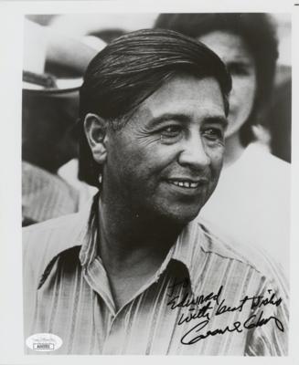 Lot #251 Cesar Chavez Signed Photograph