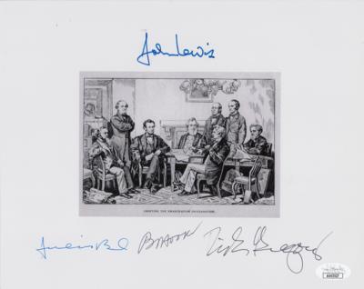 Lot #253 Civil Rights Activists (4) Signed