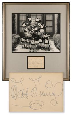 Lot #501 Walt Disney Signature Display - Image 1