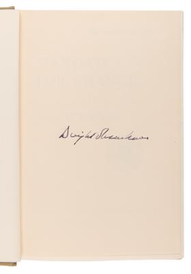 Lot #73 Dwight D. Eisenhower Signed Limited Edition Book - Mandate for Change - Image 4