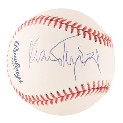 Lot #744 Robert Redford Signed Baseball - Image 2