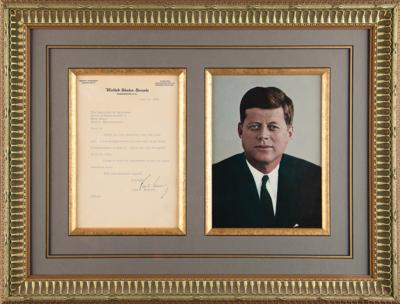 Lot #40 John F. Kennedy Typed Letter Signed as a United States Senator - Image 2