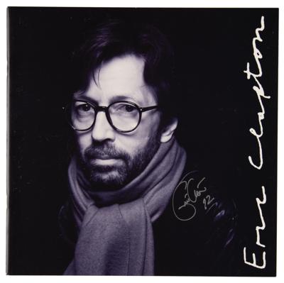 Lot #641 Eric Clapton Signed 1992 U.S. Summer Tour Program - Image 1