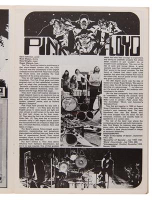 Lot #657 Led Zeppelin and Pink Floyd 1970 Bath Festival Handbill and Program - Image 3