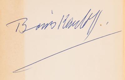 Lot #729 Boris Karloff Signed Book - The Lark - Image 2