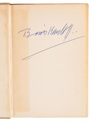 Lot #729 Boris Karloff Signed Book - The Lark - Image 4