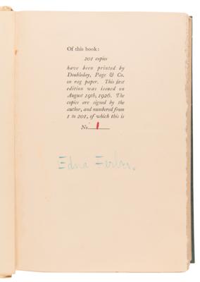 Lot #533 Edna Ferber Signed Limited Edition Book - Show Boat (Number 1 of 201 Issued) - Image 4