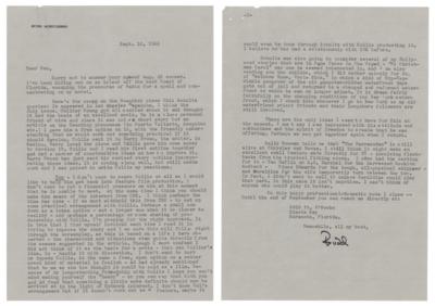 Lot #543 Budd Schulberg Typed Letter Signed - Image 1