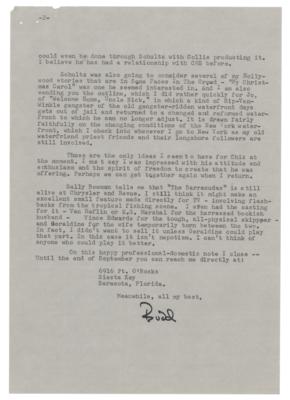 Lot #543 Budd Schulberg Typed Letter Signed - Image 3