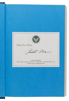 Lot #115 Richard Nixon Signed Book - Seize the Moment - Image 4