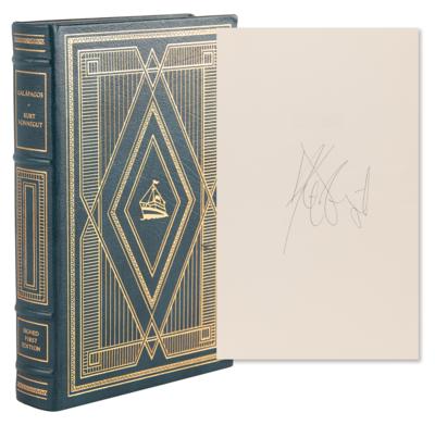 Lot #548 Kurt Vonnegut Signed Book - Galapagos - Image 1