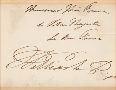 Lot #296 King William IV Signature - Image 2