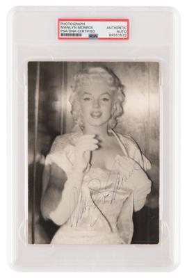 Lot #697 Marilyn Monroe Signed Photograph -