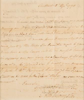 Lot #168 Robert R. Livingston Autograph Letter Signed - Image 2