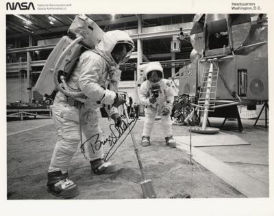 Lot #412 Buzz Aldrin Signed Photograph - Image 1