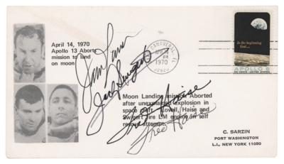 Lot #419 Apollo 13 Signed Commemorative Cover - Image 1