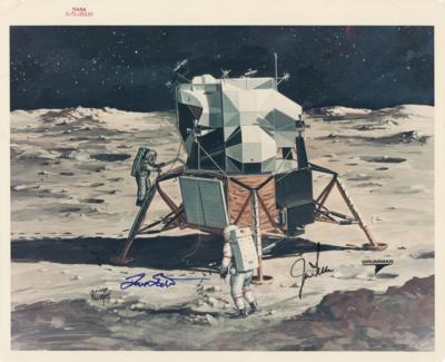 Lot #422 Apollo 15: Dave Scott and Jim Irwin